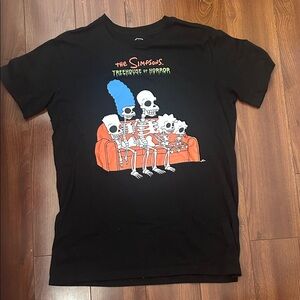 The Simpsons Black Graphic T-Shirt